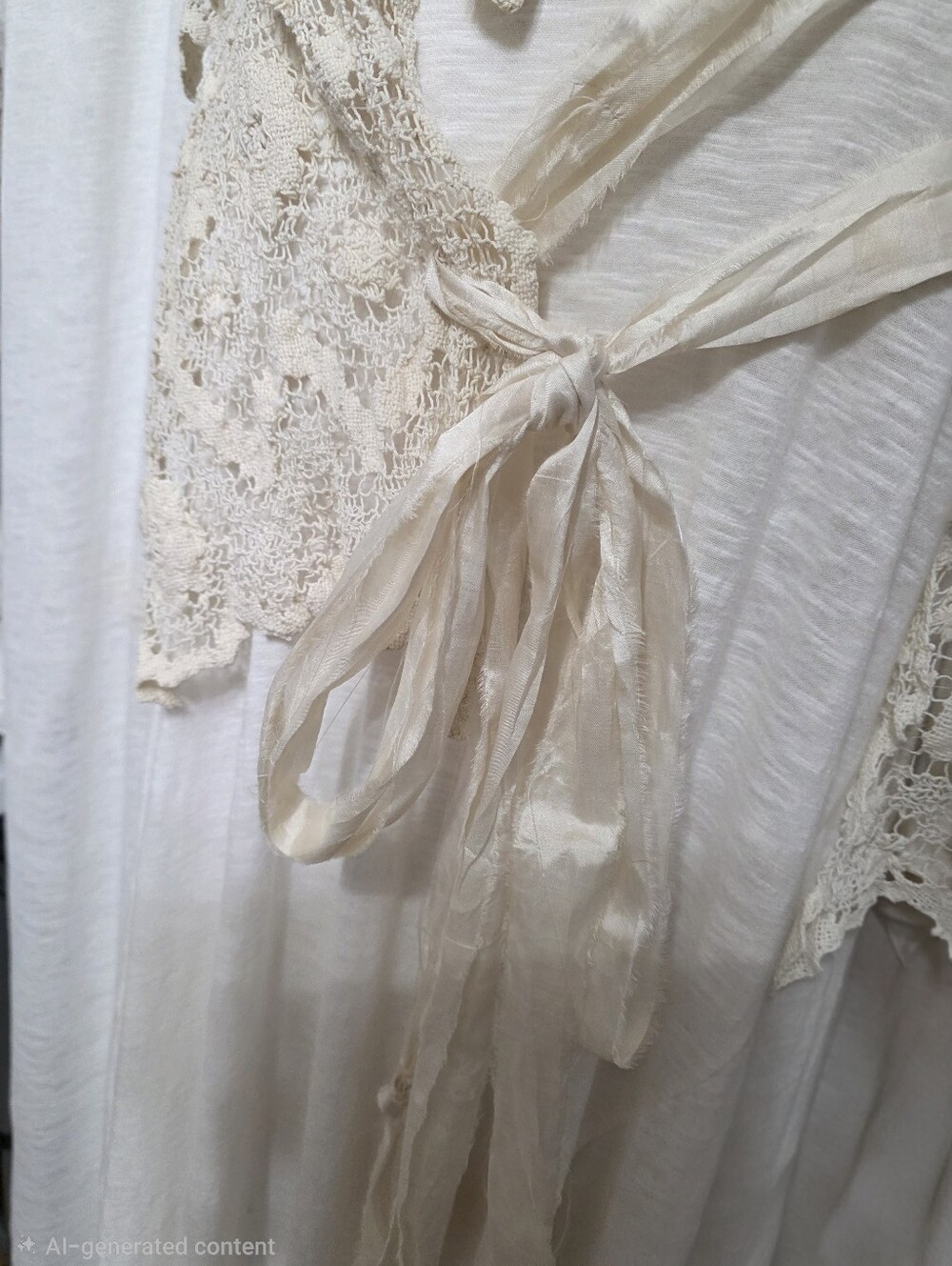 OVERLAY🩷CAPLETT🩷 APRON🩷 MOSSIE ANNA ARTISAN DESIGN NWT - Picture 13 of 16